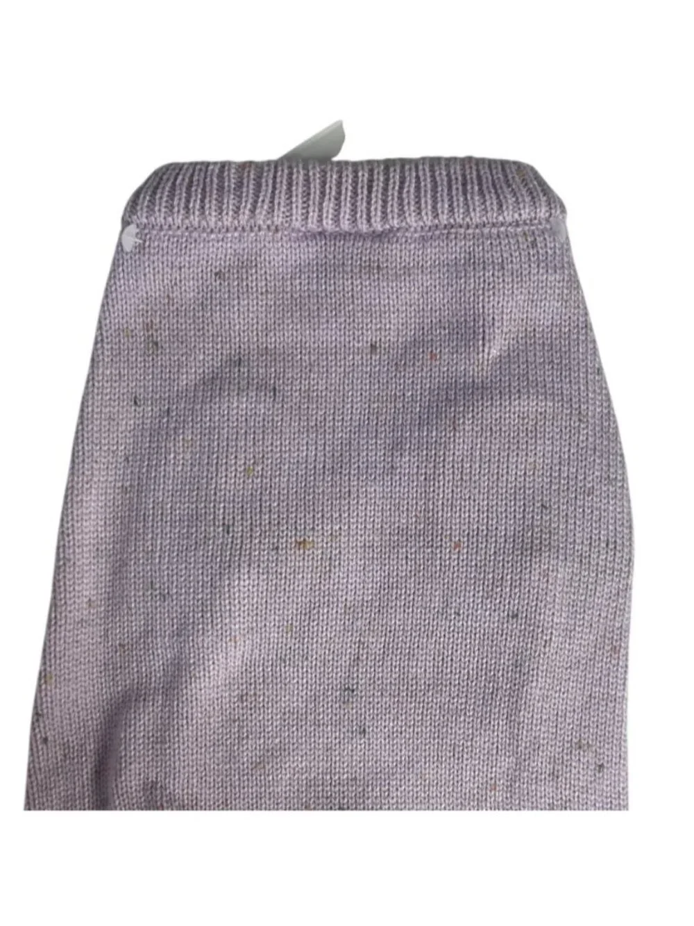 Top Paw Speckle Dog Sweater Medium Lavender Purple New Winter